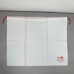 COACH Drawstring Satin Handbag Dust Bag